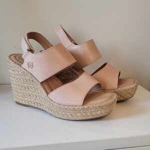 Born Shoshone Espadrille Platform Wedge | size 6